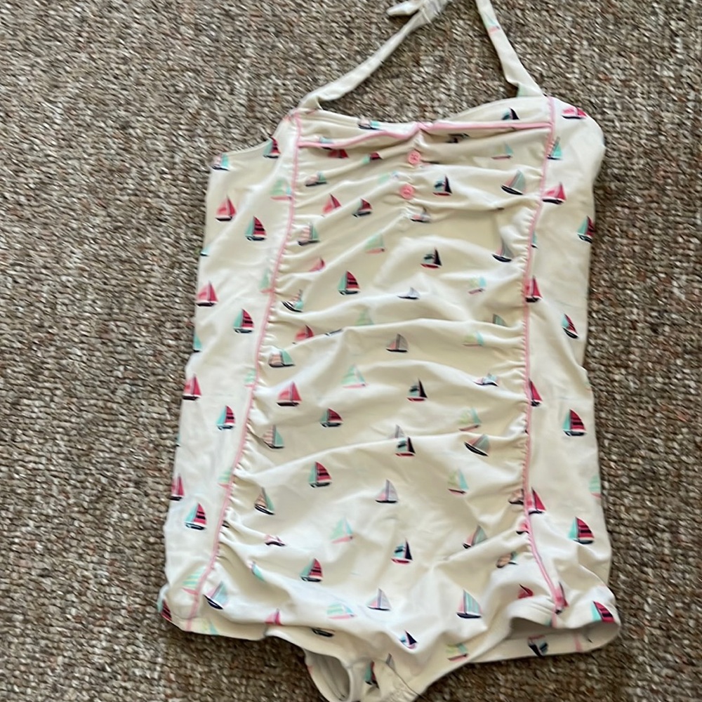 One price bathing suit with boats